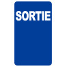 Sortie (25x15cm) - Sticker/autocollant