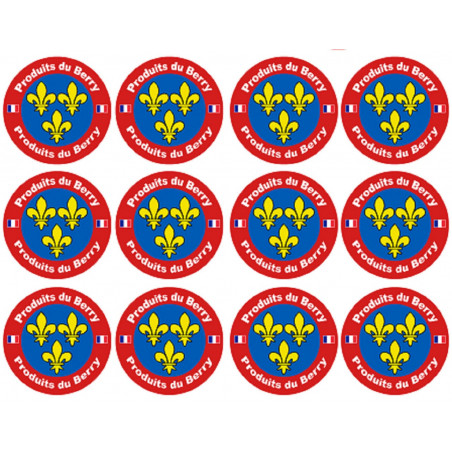 Produits du Berry - 12fois 5cm - Autocollant(sticker)