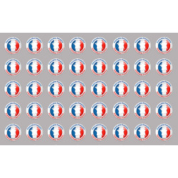 Fabrication Française (40 fois 2cm) - Sticker/autocollant
