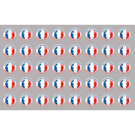Fabrication Française (40 fois 2cm) - Sticker/autocollant