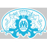 Blason Marseille - 29x19,2cm - Autocollant(sticker)