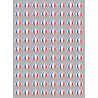 Fabrication Française (88 fois 2cm) - Sticker/autocollant