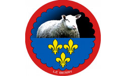 mouton Berrichon - 10 cm - Autocollant(sticker)