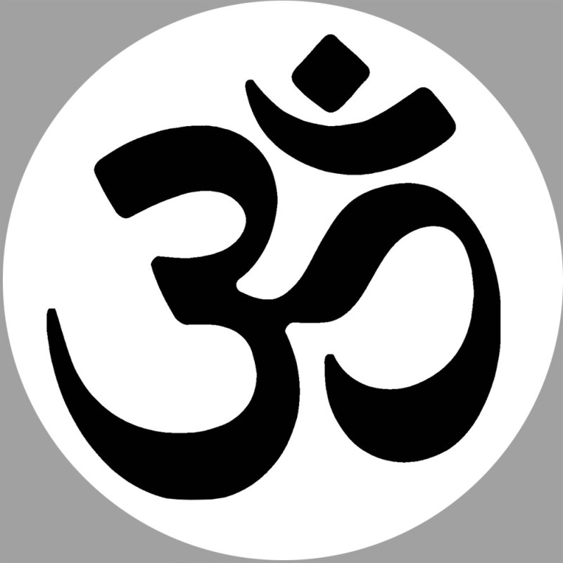 Om - Aum - 15cm - Sticker/autocollant