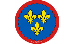 Blason du Berry - 15 cm - Autocollant(sticker)