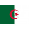 Drapeau Algérie (19.5x13cm) - Autocollant(sticker)