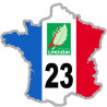 FRANCE 23 Limousin - 5x5cm - Autocollant(sticker)