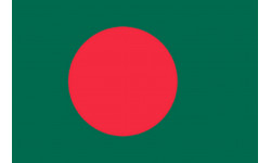 Drapeau Bangladesh (19.5x13 cm) - Autocollant(sticker)