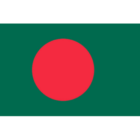 Drapeau Bangladesh (19.5x13 cm) - Sticker/autocollant