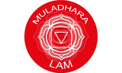 chakra LAM MULADHARA - 5cm - Autocollant(sticker)