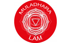 chakra LAM MULADHARA - 20cm - Autocollant(sticker)