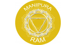 chakra RAM MANIPURA - 5cm - Autocollant(sticker)