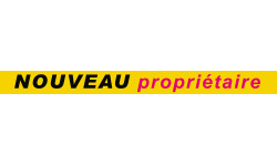 nouveau propriétaire - 60x5cm - Autocollant(sticker)