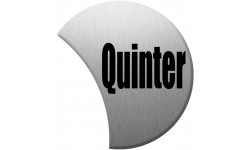 numéro de rue qunter - gris 6x4.7cm - Autocollant(sticker)