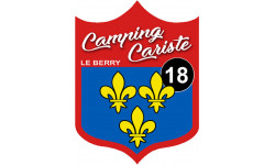 campingcariste du Berry 18 - 20x15cm - Autocollant(sticker)
