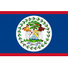 Drapeau Belize (19.5x13cm) - Autocollant(sticker)