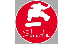 skate acrobatique - 10cm - Autocollant(sticker)