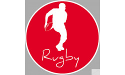 rugby - 10cm - Autocollant(sticker)