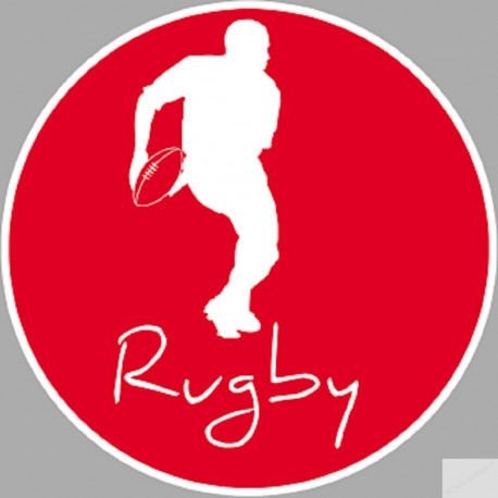 rugby - 10cm - Autocollant(sticker)