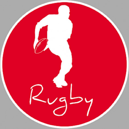 rugby - 10cm - Autocollant(sticker)