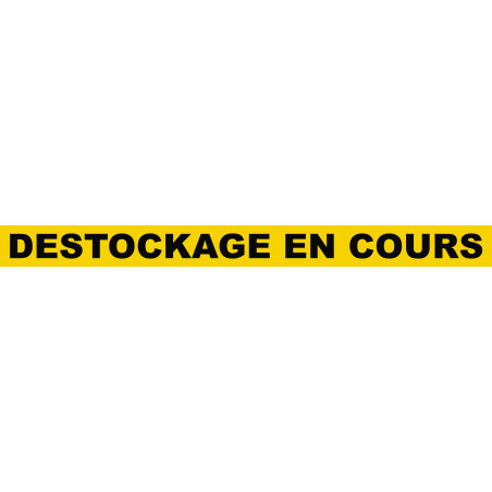 DESTOCKAGE EN COURS (120x10cm) - Autocollant(sticker)