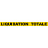 LIQUIDATION  TOTALE (120x10cm) - Autocollant(sticker)