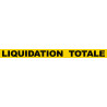 LIQUIDATION  TOTALE (60x5cm) - Sticker/autocollant