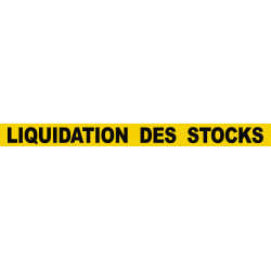 LIQUIDATION DES STOCKS (120x10cm) - Sticker/autocollant