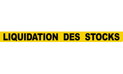 LIQUIDATION DES STOCKS (120x10cm) - Autocollant(sticker)