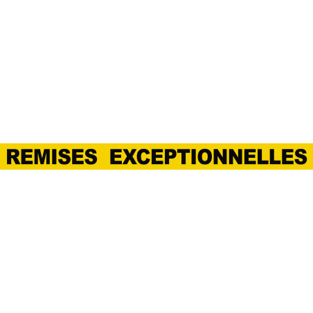 REMISES EXCEPTIONNELLES (120x10cm) - Autocollant(sticker)