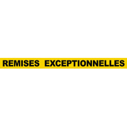 REMISES EXCEPTIONNELLES (60x5cm) - Sticker/autocollant