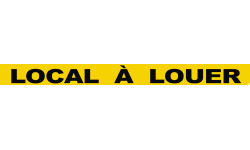 LOCAL À LOUER (60x5cm) - Autocollant(sticker)