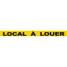 LOCAL À LOUER (60x5cm) - Sticker/autocollant