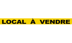 LOCAL À VENDRE (60x5cm) - Autocollant(sticker)