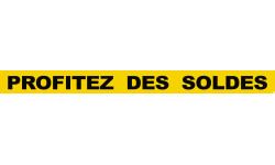 PROFITEZ DES SOLDES (120x10cm) - Autocollant(sticker)