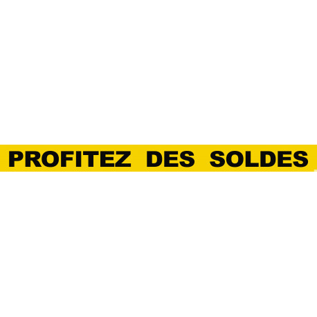 PROFITEZ DES SOLDES (120x10cm) - Autocollant(sticker)