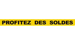 PROFITEZ DES SOLDES (60x5cm) - Autocollant(sticker)