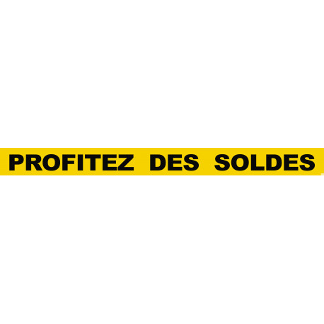 PROFITEZ DES SOLDES (60x5cm) - Autocollant(sticker)