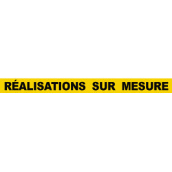 RÉALISATION SUR MESURE (120x10cm) - Sticker/autocollant