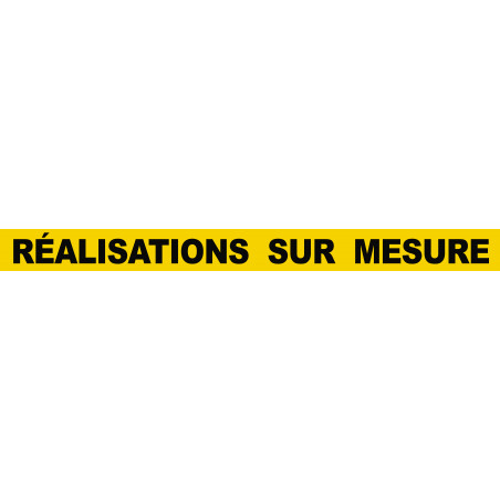 RÉALISATION SUR MESURE (120x10cm) - Autocollant(sticker)