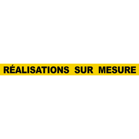 RÉALISATION SUR MESURE (60x5cm) - Autocollant(sticker)
