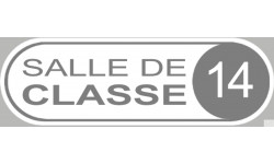 Autocollant (sticker): signaletique salle de classe