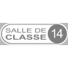 Autocollant (sticker): signaletique salle de classe