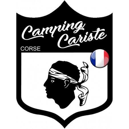 Campingcariste Corse (10x7.5cm) - Autocollant(sticker)