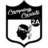 Campingcariste Corse 2A (10x7.5cm) - Autocollant(sticker)