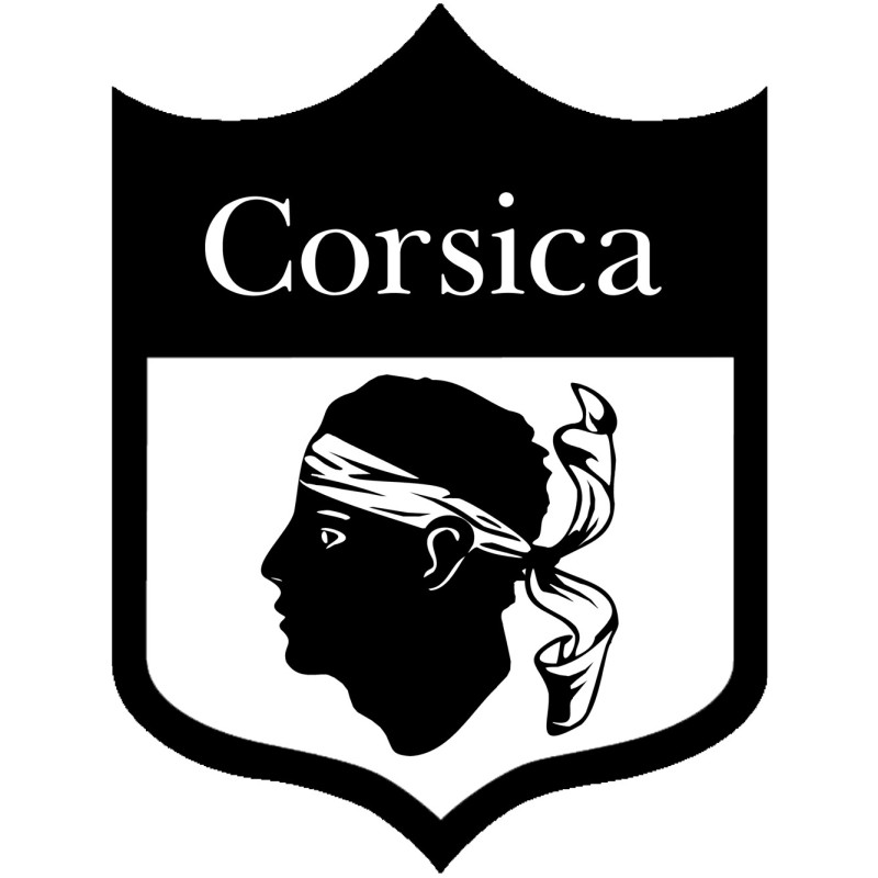Bouclier Corse (5x4cm) - Sticker/autocollant