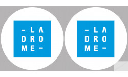 Département 26 la Drôme (2 fois 10cm) - Autocollant(sticker)