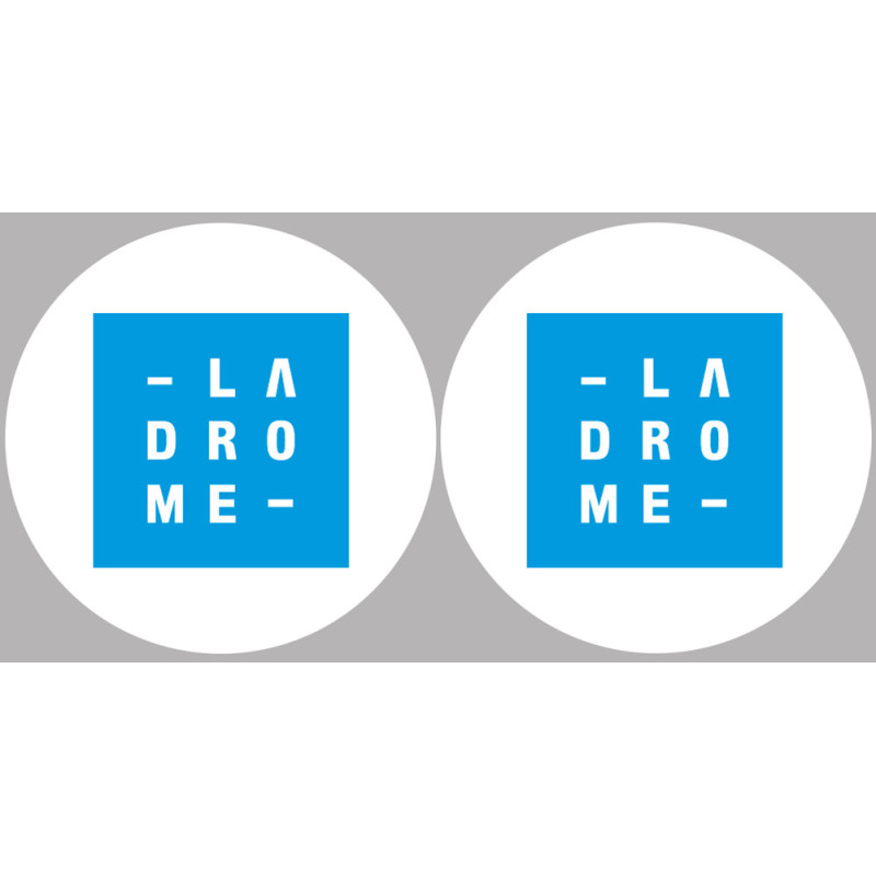 la Drôme (2fois 10cm) - Sticker/autocollant