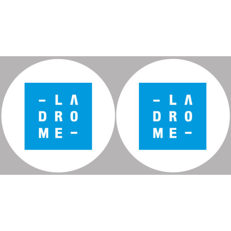 la Drôme (2fois 10cm) - Sticker/autocollant