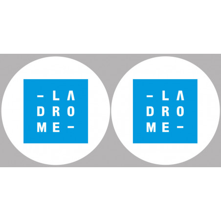 Département 26 la Drôme (2 fois 10cm) - Autocollant(sticker)